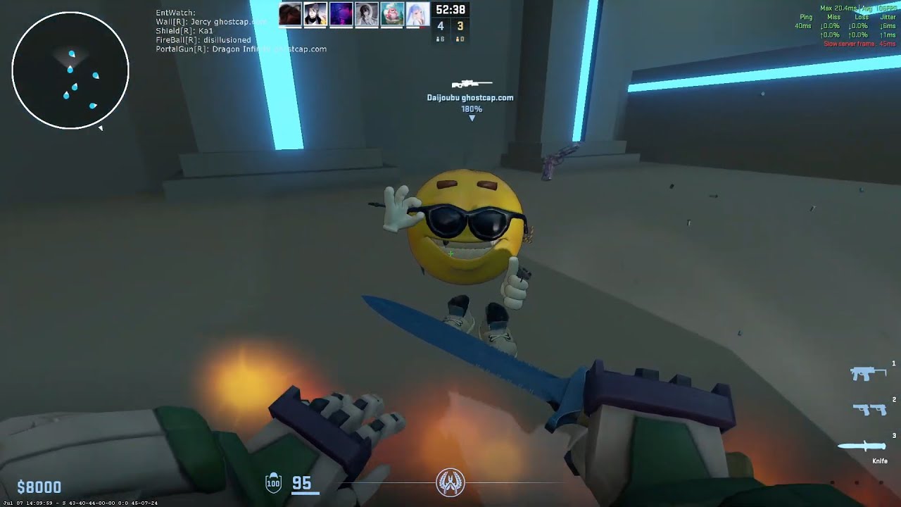 The goofiest CS2 Zombie Escape skin that has been ported