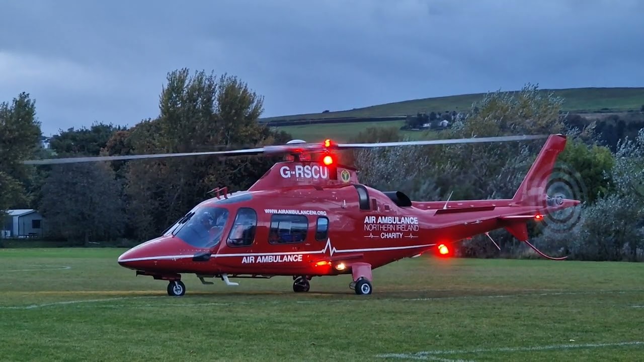 AIR AMBULANCE NI || Leaving scene after an Emergency Call at Water incident