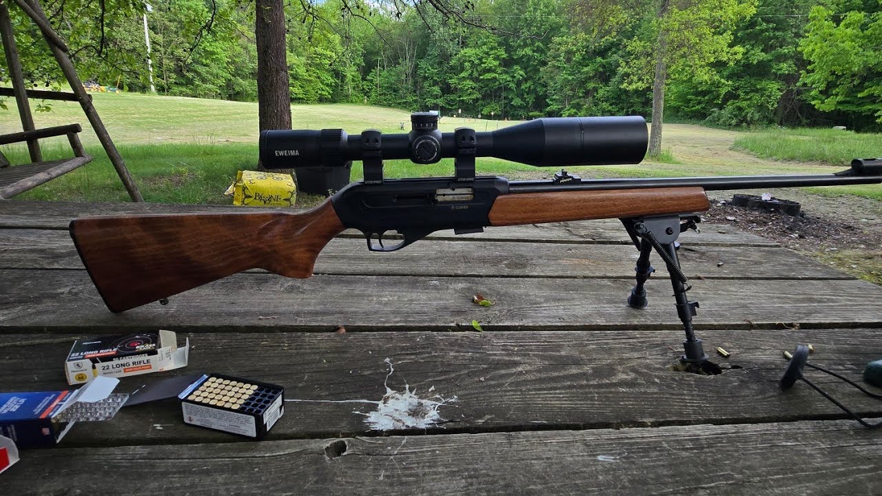 CZ 512 22lr Rifle at 50yds.