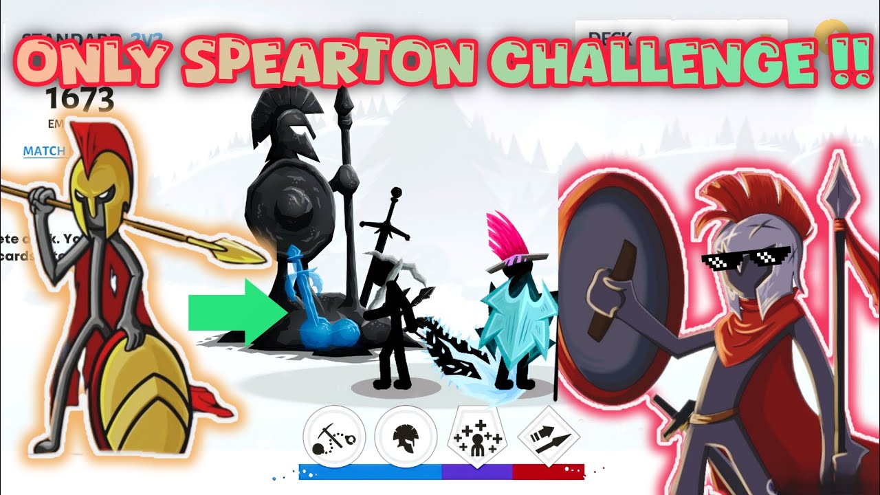 Only spearton challenge!!(Extreme level)
