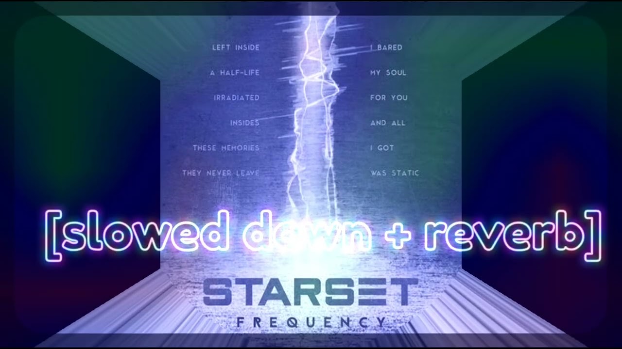 STARSET ~ FREQUENCY – [𝕊𝕝𝕠𝕨𝕖𝕕 + 𝕣𝕖𝕧𝕖𝕣𝕓] – [Request] ~ #starset #vessels #spreadthemessage #music