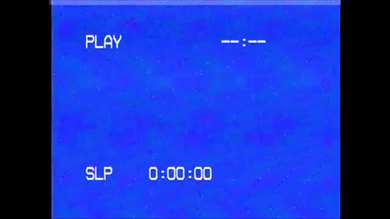 VHS Blue Screen Intro [HD]