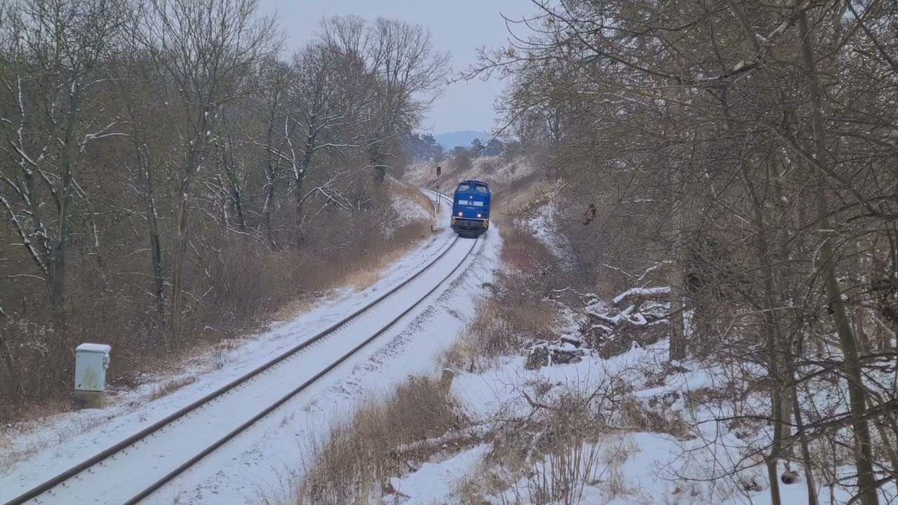 Doppel v100 kurz vor Langenstein aus Blankenburg Harz