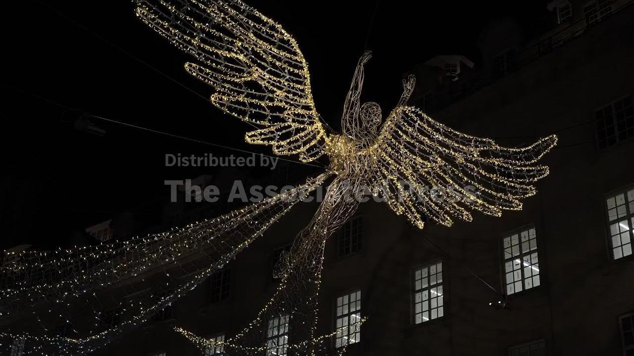 London's West End lights up for Christmas