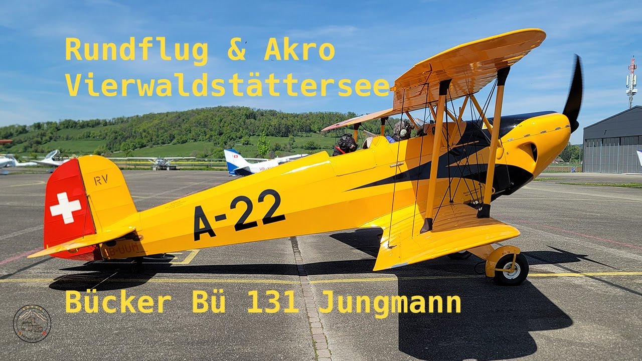 Die schönste Art zu Fliegen - über den Vierwaldstättersee in der Innerschweiz 🇨🇭| Flugplatz Birrfeld