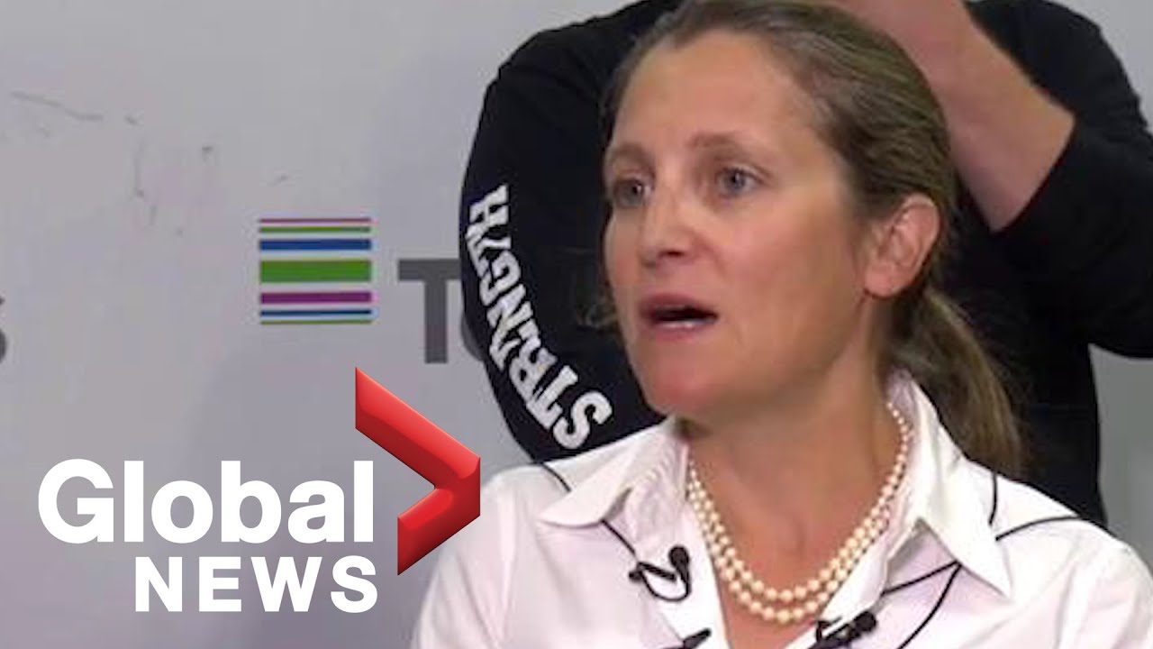 Canada's Foreign Affairs Minister Freeland talks international trade, updates in trade agreements