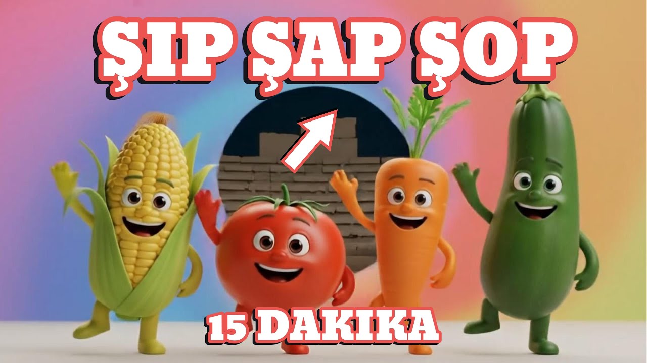Karpuz Adam Tarzında Yepyeni Şarkı: SEBZE ADAMLAR 🥦 Şip Şap Şop! (15 Dakika)