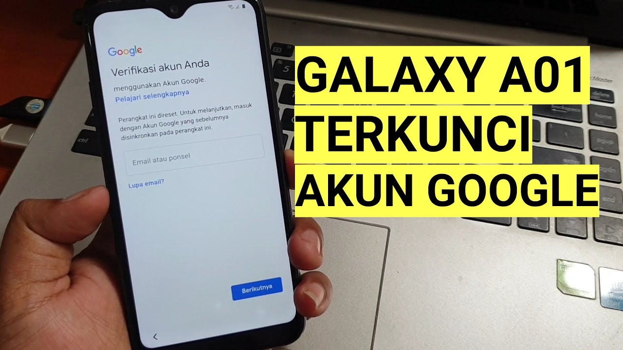 Tanpa PC Bypass Frp Galaxy A01 SM-A015F Cukup ganti model kunci layar saja Security Maret 2020
