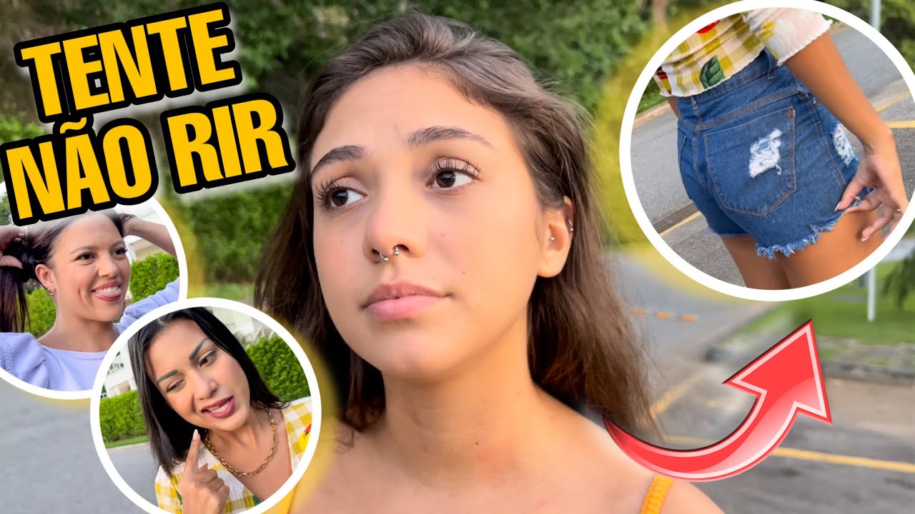 DESAFIO TENTE NÃO RIR *NIVEL HARD 2 * ft Jaque e Joyce Sobrinho