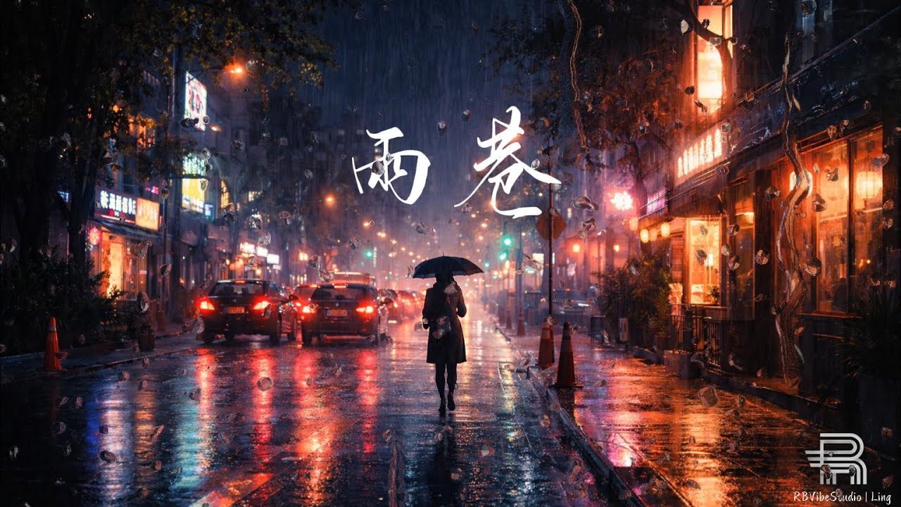 雨巷 – RBVibeStudio｜「雨落街灯下」｜【动态歌词 Lyrics】
