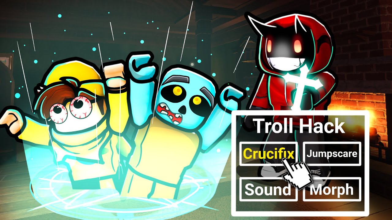 I USED ADMIN COMAMNDS To Troll My Friends In ROBLOX DOORS...