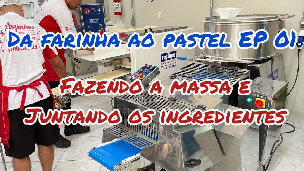 FAZENDO A MASSA DE PASTEL | DA FARINHA A O PASTEL Ep 01
