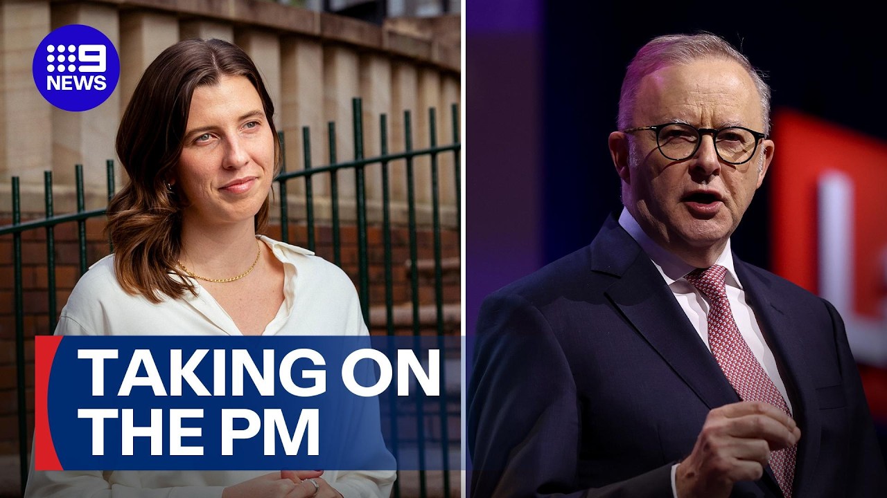 Independent media founder Hannah Ferguson setting her sights on Albo's electorate | 9 News Australia
