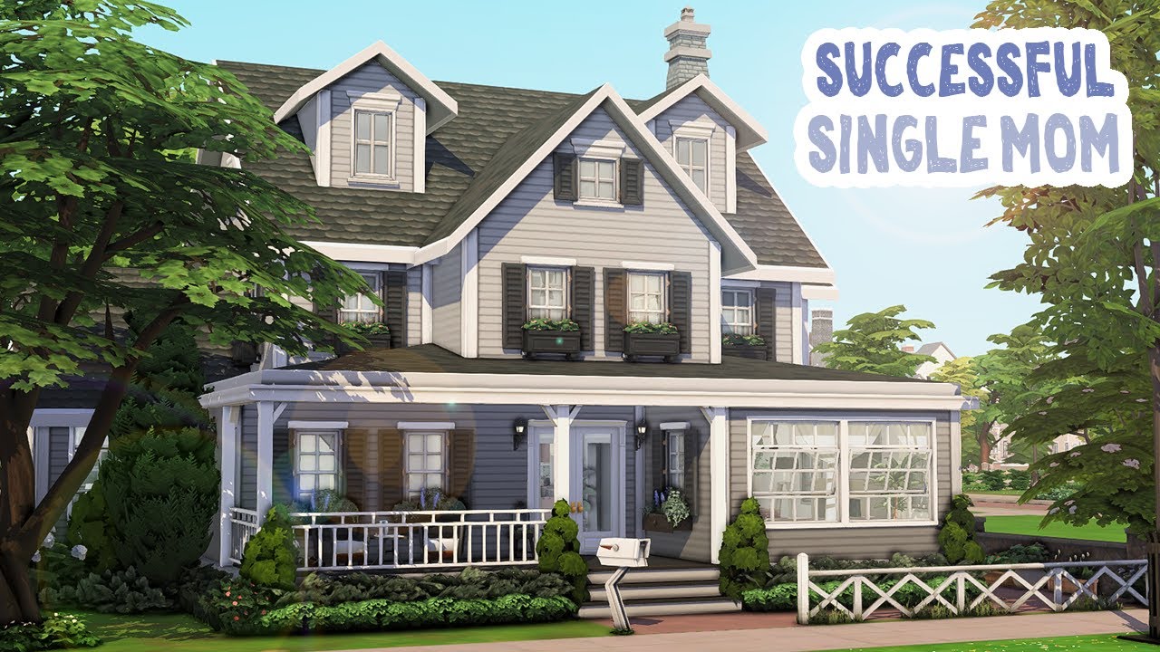 Дом для успешной матери-одиночки || The Sims 4: Скоростное строительство