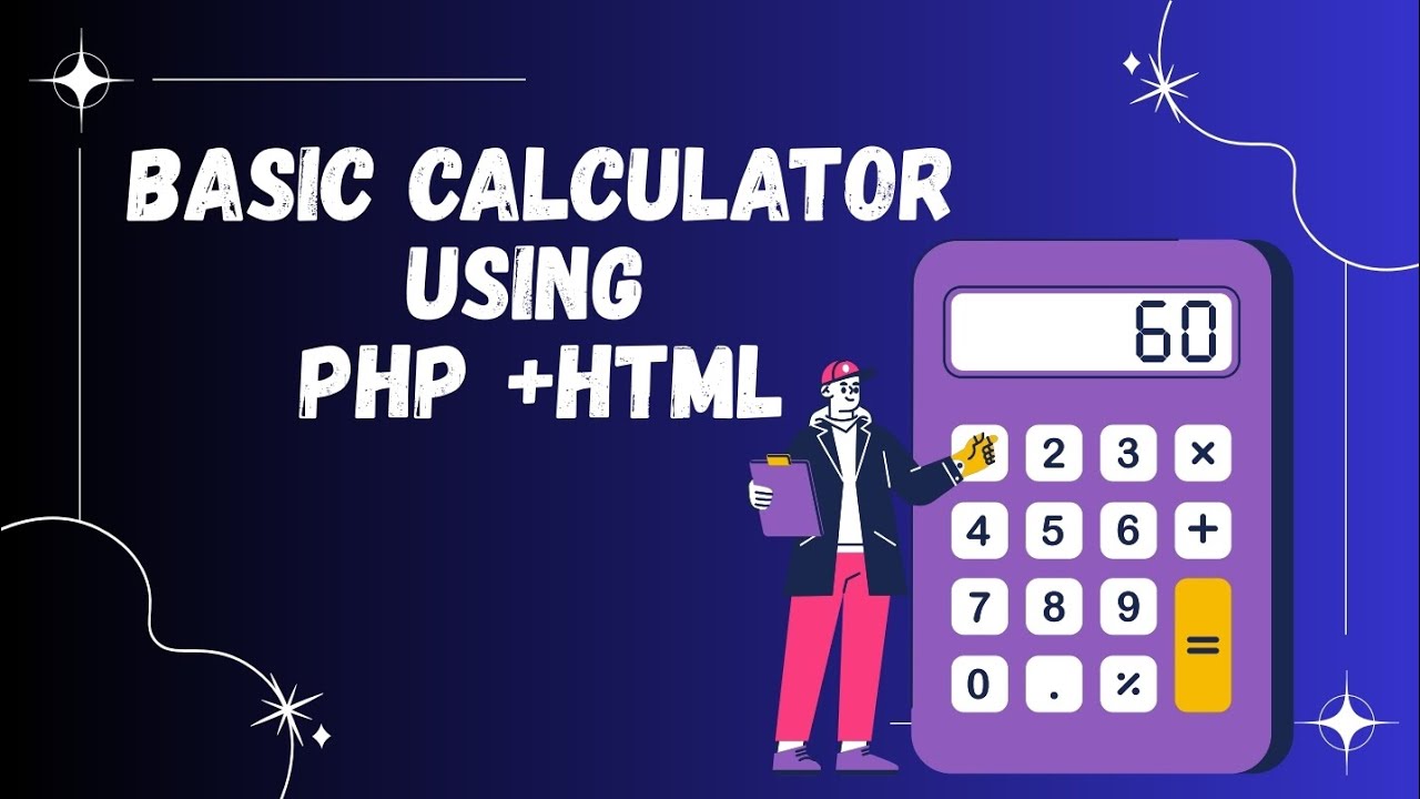 Basic calculator using PHP + HTML😊