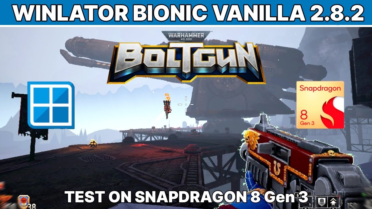 Warhammer 40,000: Boltgun на Android ⚔️ | Snapdragon 8 Gen 3 | Winlator Test