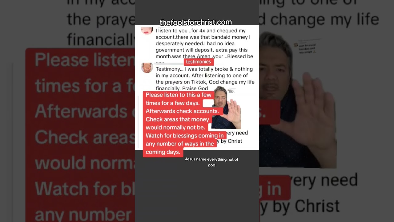 Prayer for financial blessing
