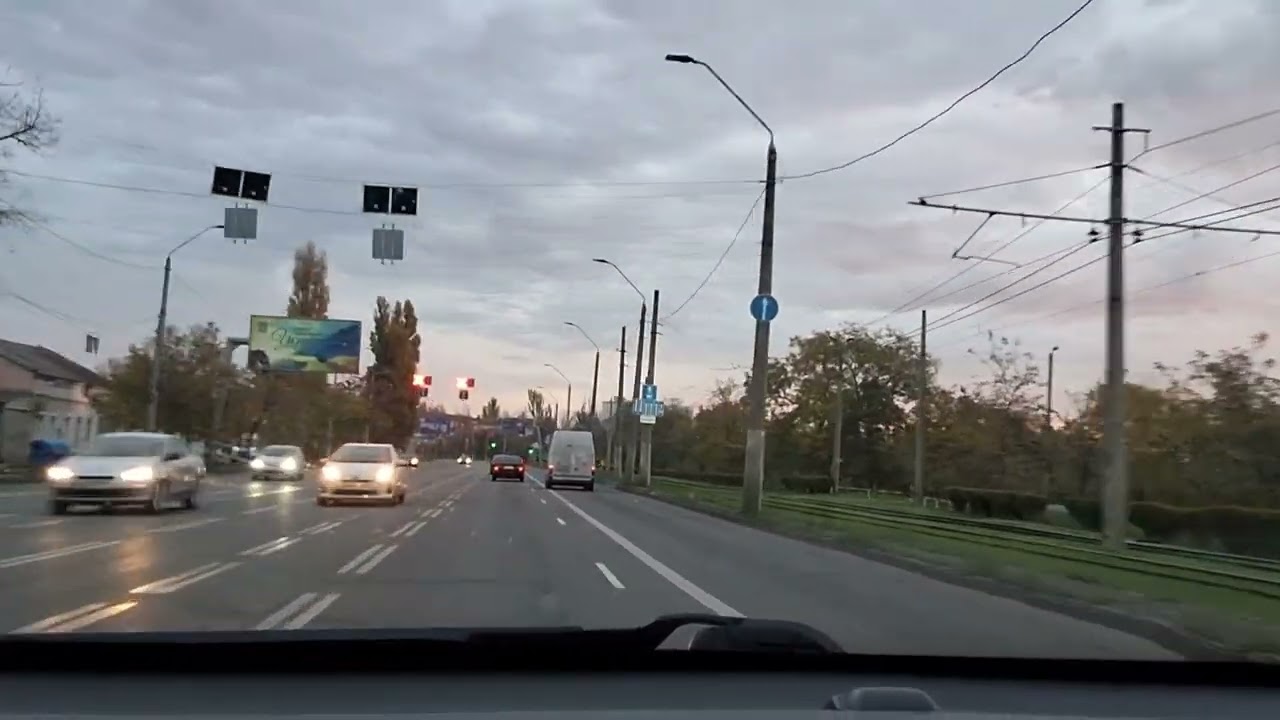 Утренняя Одесса,  центр  - пос. Котовського 