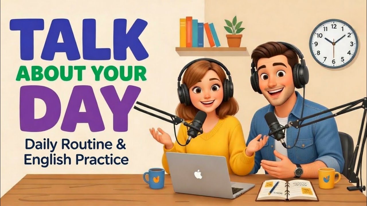 How to Talk About Your Daily Routine in English | Simple Present || Easy English learning 