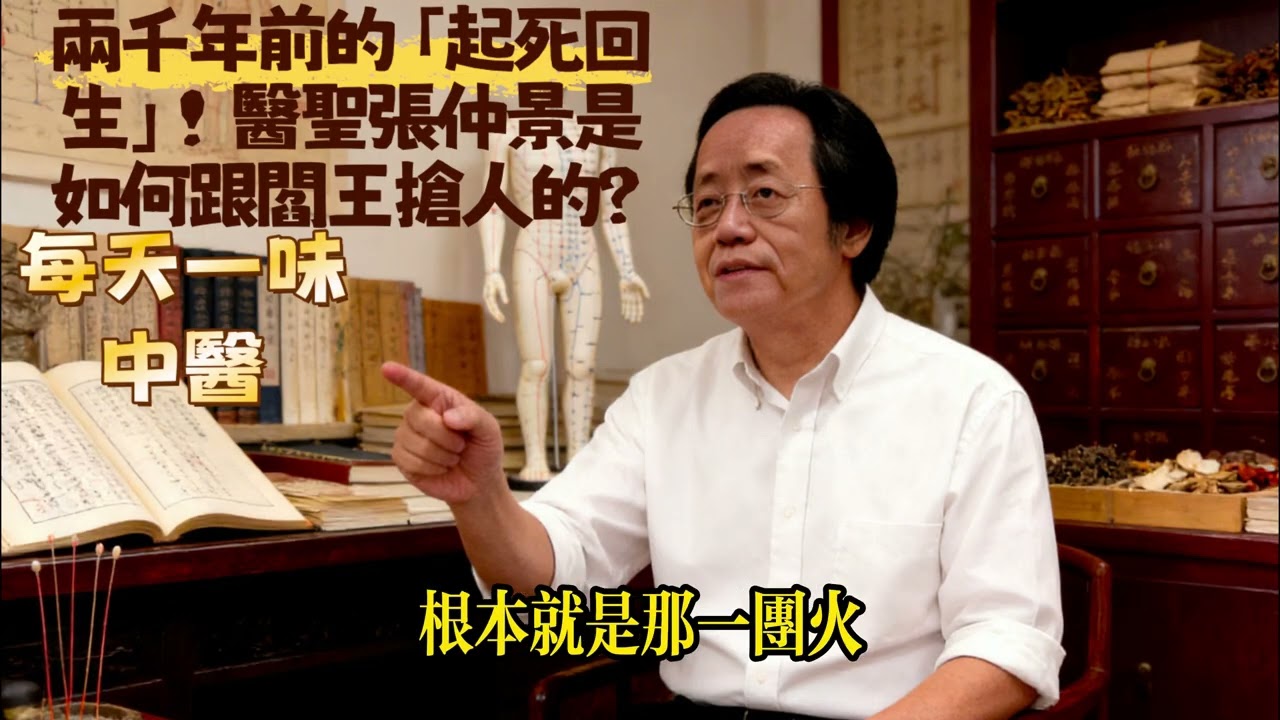 《每天一味中醫》第十六期：兩千年前的「起死回生」！醫聖張仲景是如何跟閻王搶人的？