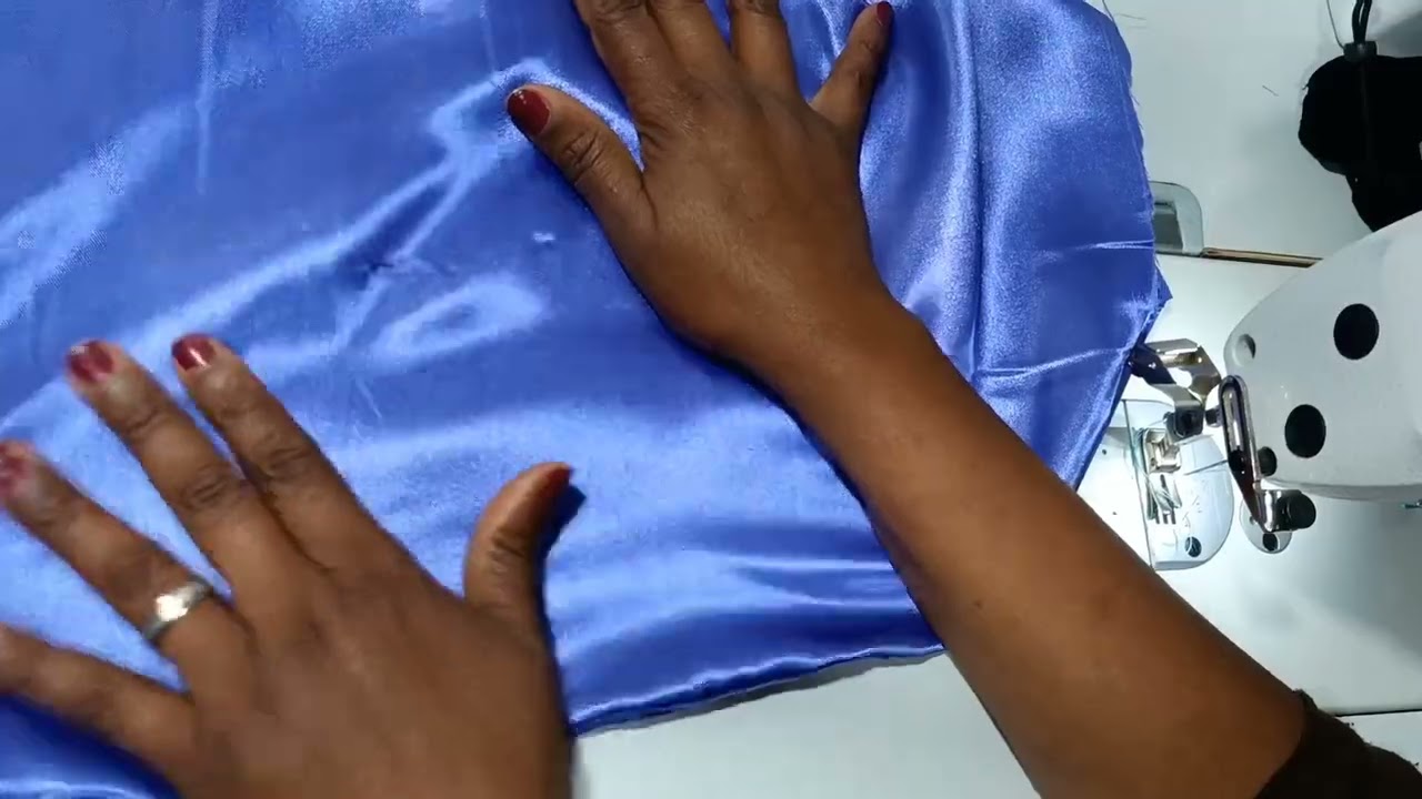 Como fazer Touca de cetim dupla face fácil de fazer #Costura #diy #Creative sewing