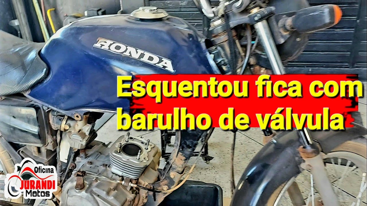 Fan125 com barulho de válvula só quando esquenta veja o q troquei pra resolver
