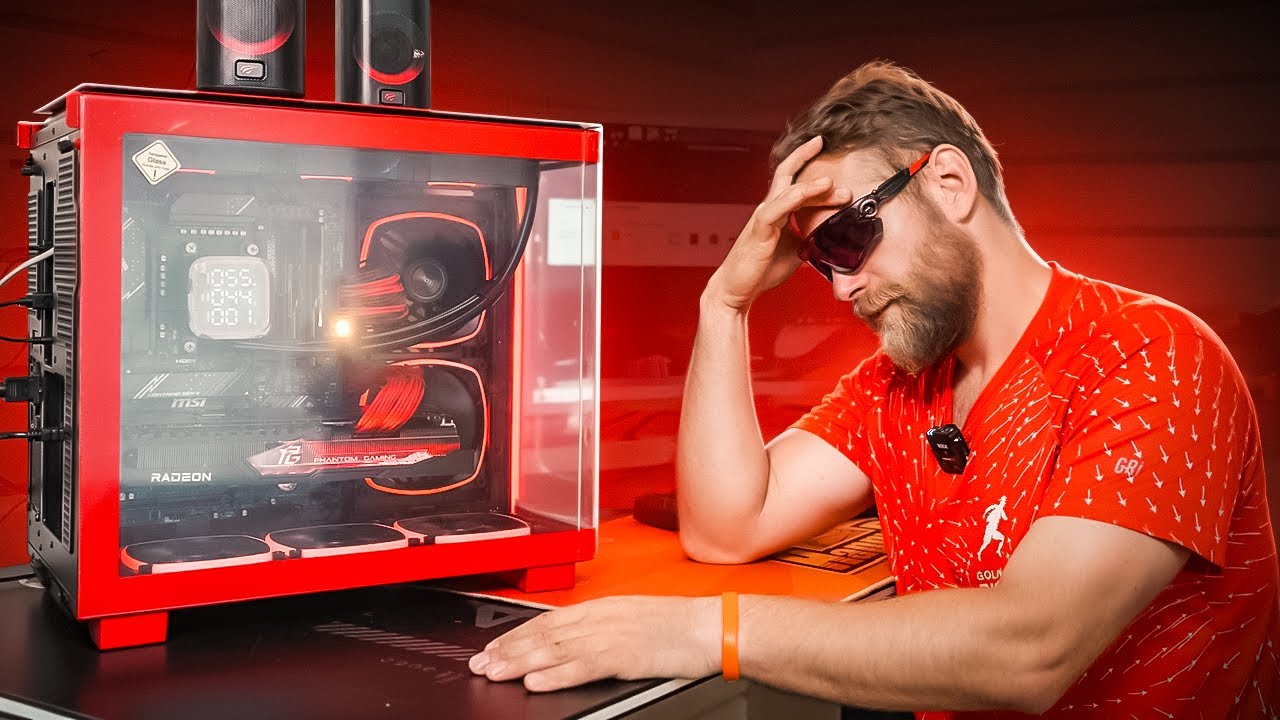 КРАСНАЯ СБОРКА НА RYZEN 7 7700X и RADEON RX7700XT за 180.000 РУБЛЕЙ! ❤️ HAPPYPC RED EDITION!