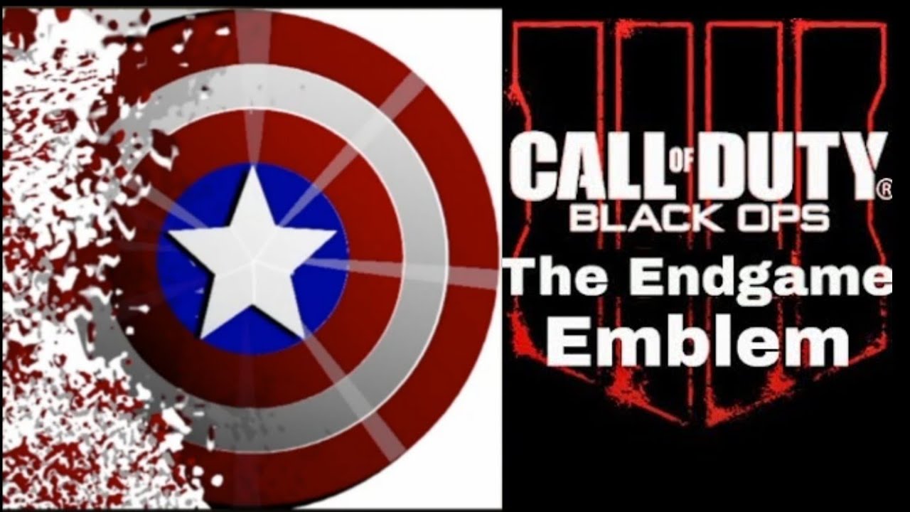 Call of Duty Black Ops 4 cod Bo4 Avengers EndGame Emblem Tutorial