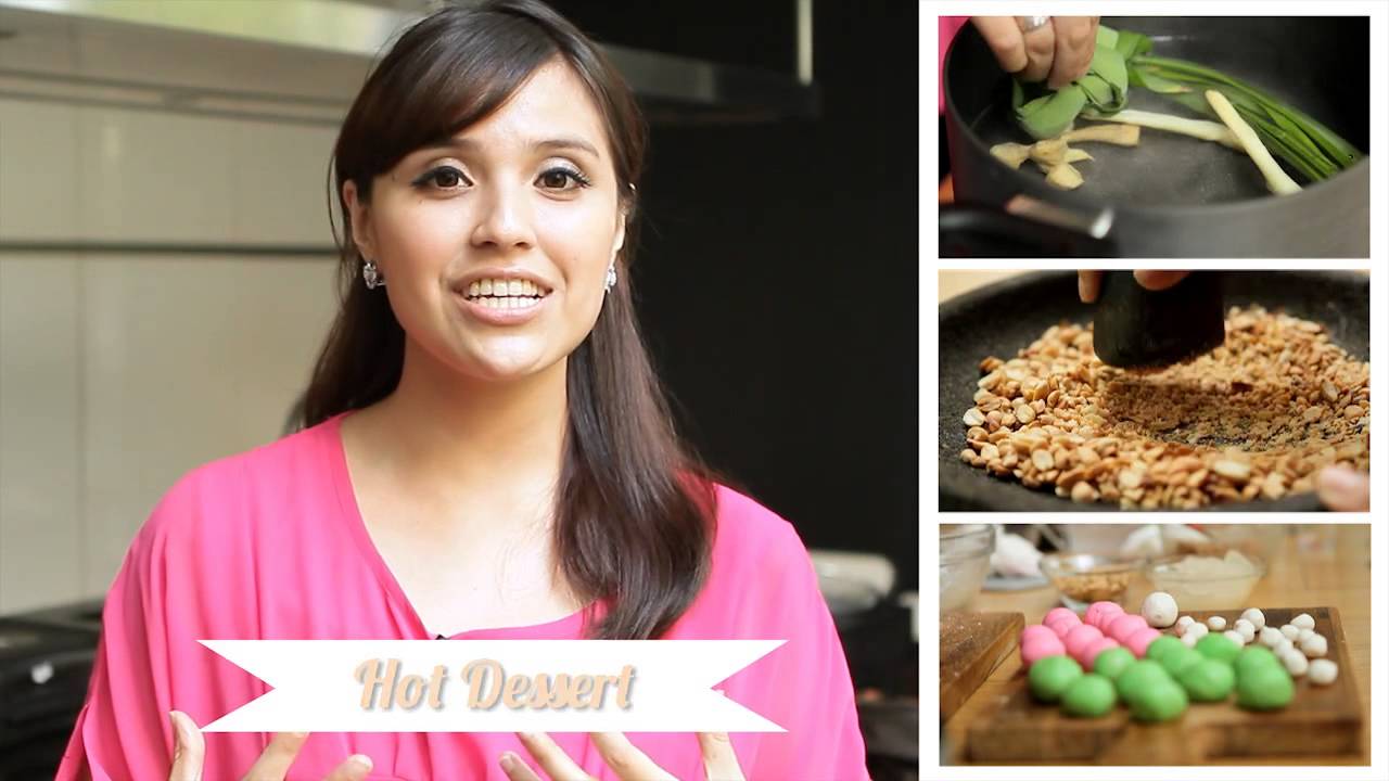 Introduction to Kokiku TV - Hot Dessert - Wedang Ronde (Ginger Drink With Mochi Balls)