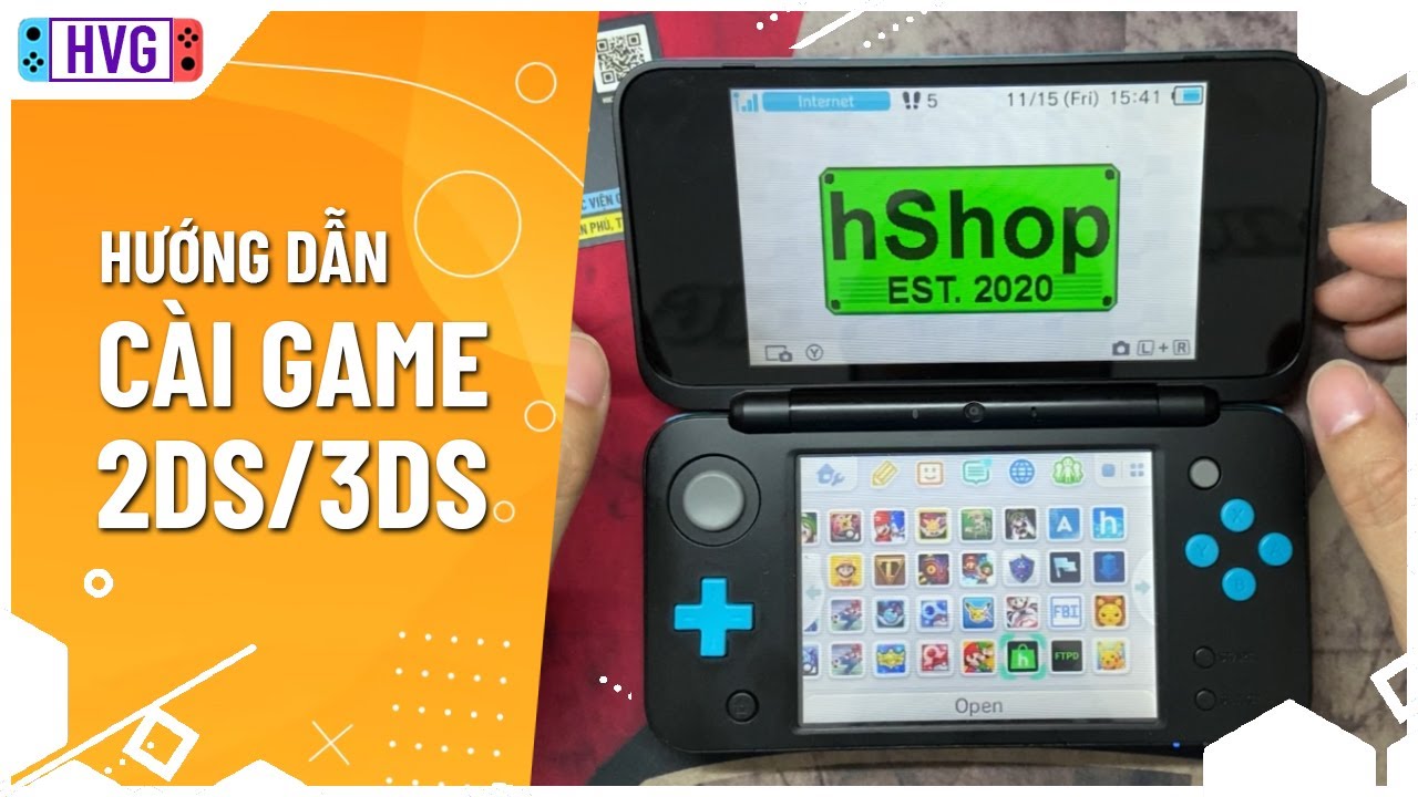 Hướng dẫn hai cách cài game trên Nintendo 3DS/2DS