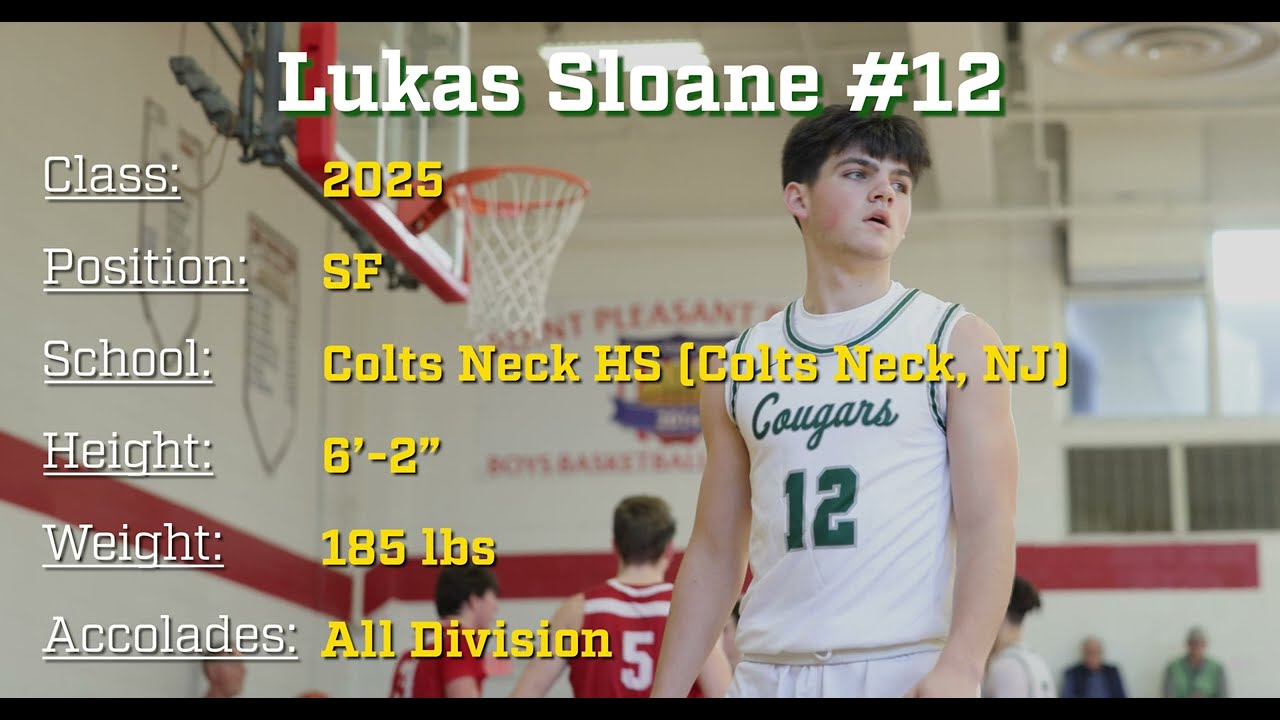 Lukas Sloane #12 - Junior Season Highlights 2023-24 (SHORT) | LAZ Creative Sports