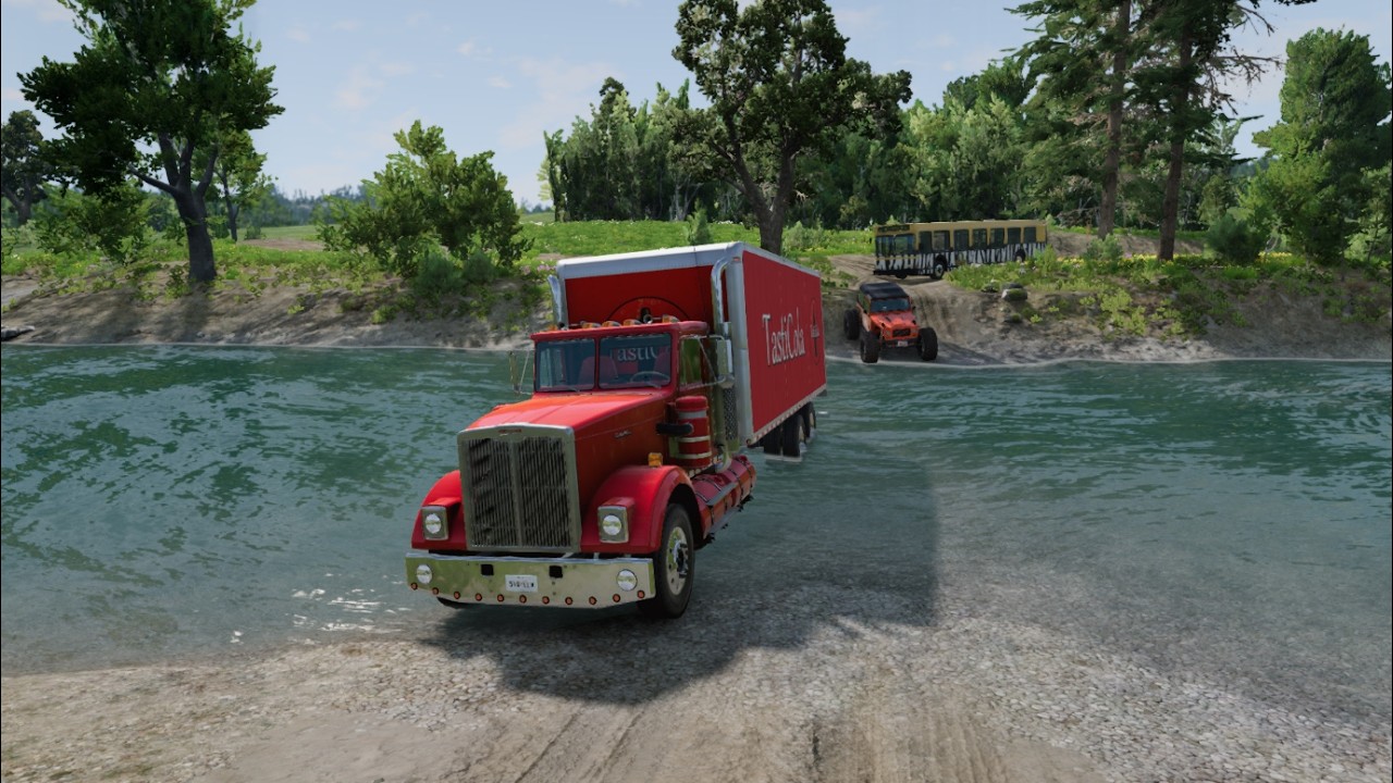 BeamNG drive Offroad Bus Simulator