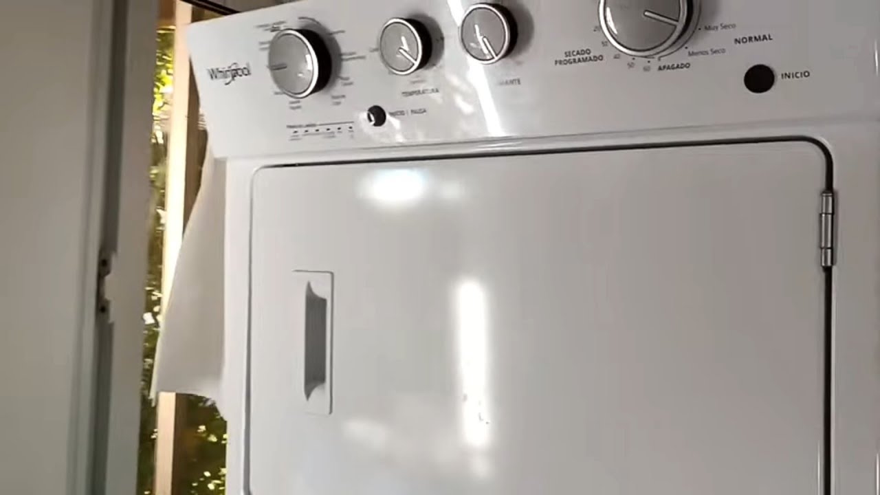 Da vuelta pero no seca, lavadora Whirlpool de torre ¿ Cómo se repara ?