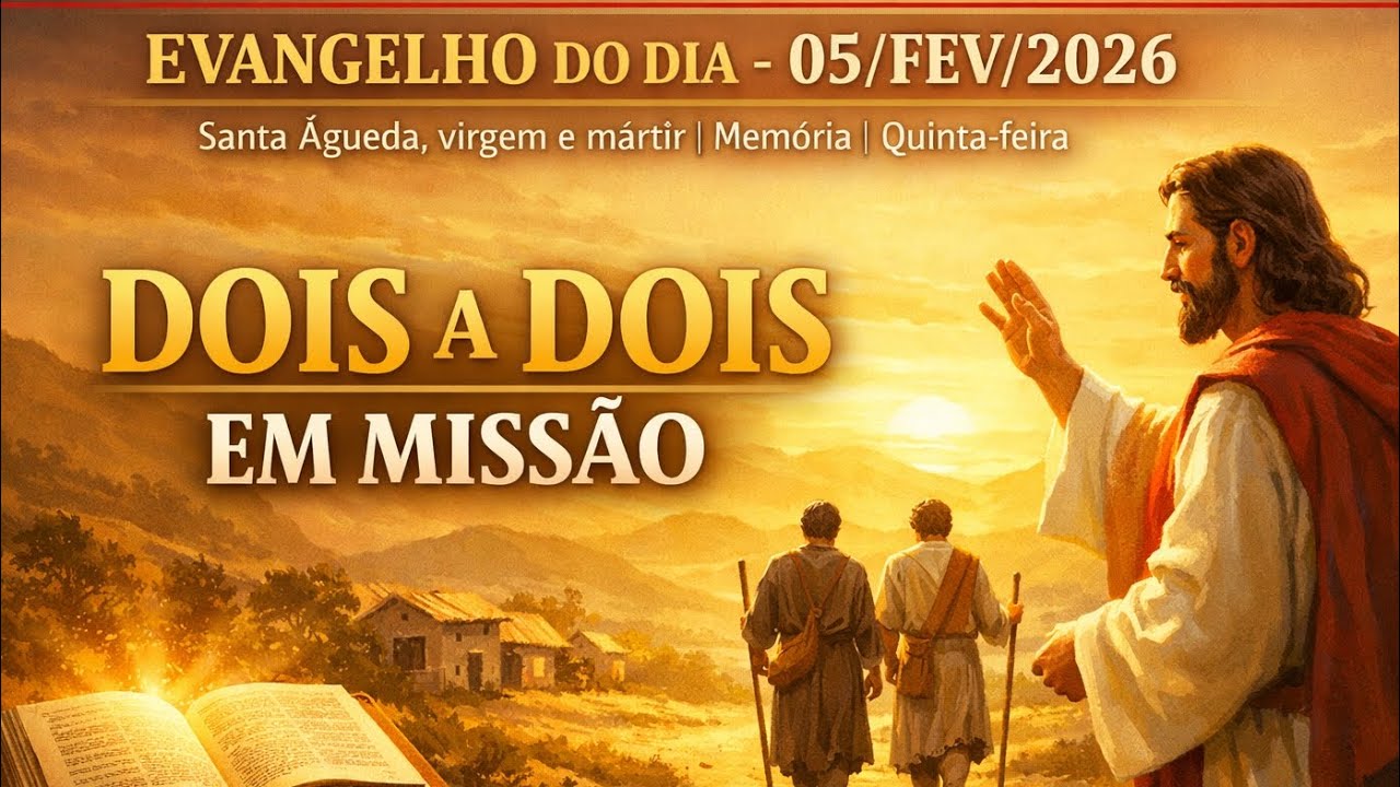 EVANGELHO DO DIA 05/02/2026  | OUÇA ESSA REFLEXÃO 🙏✨️