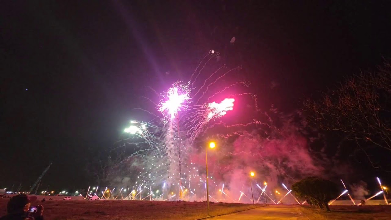 2026.02.01 台南安平福城堂往台南開基玉皇宮覲朝領旨/車城福安宮謁祖領兵回鑾繞境 #立柱風火輪 #高空煙火秀