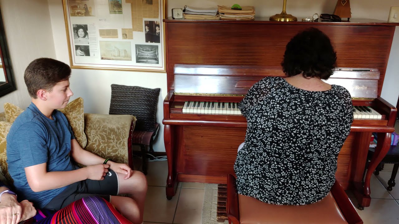 Carol Baron - an informal private concert.