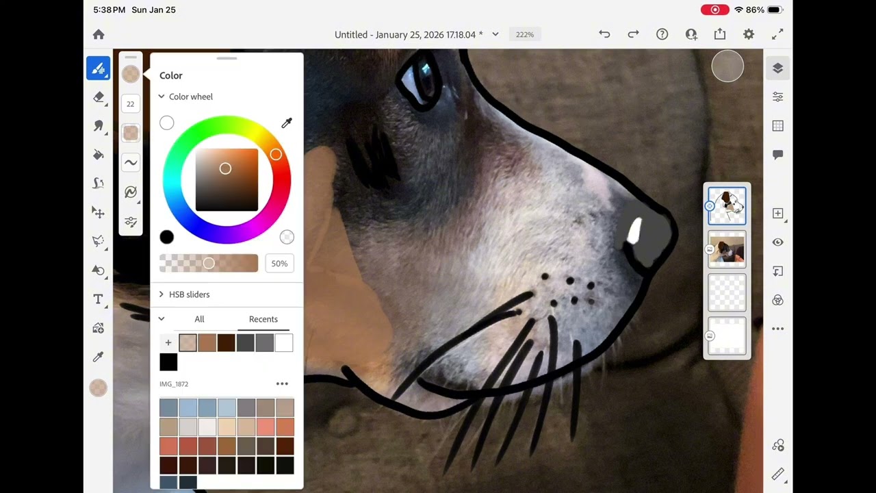 Drawing my dog!!!! 