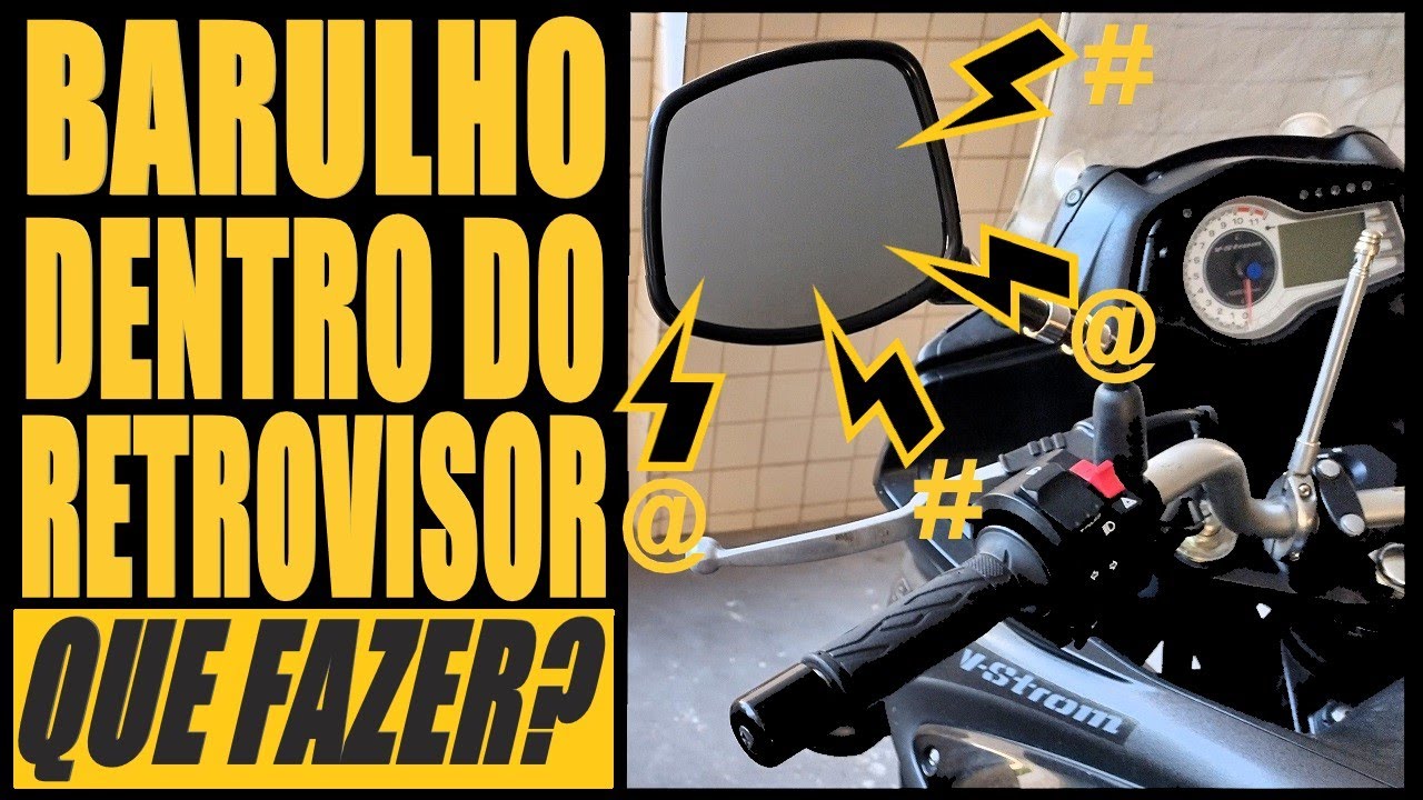 Barulho dentro do retrovisor. Peso do retrovisor solto. Como resolver retrovisor com peso solto.