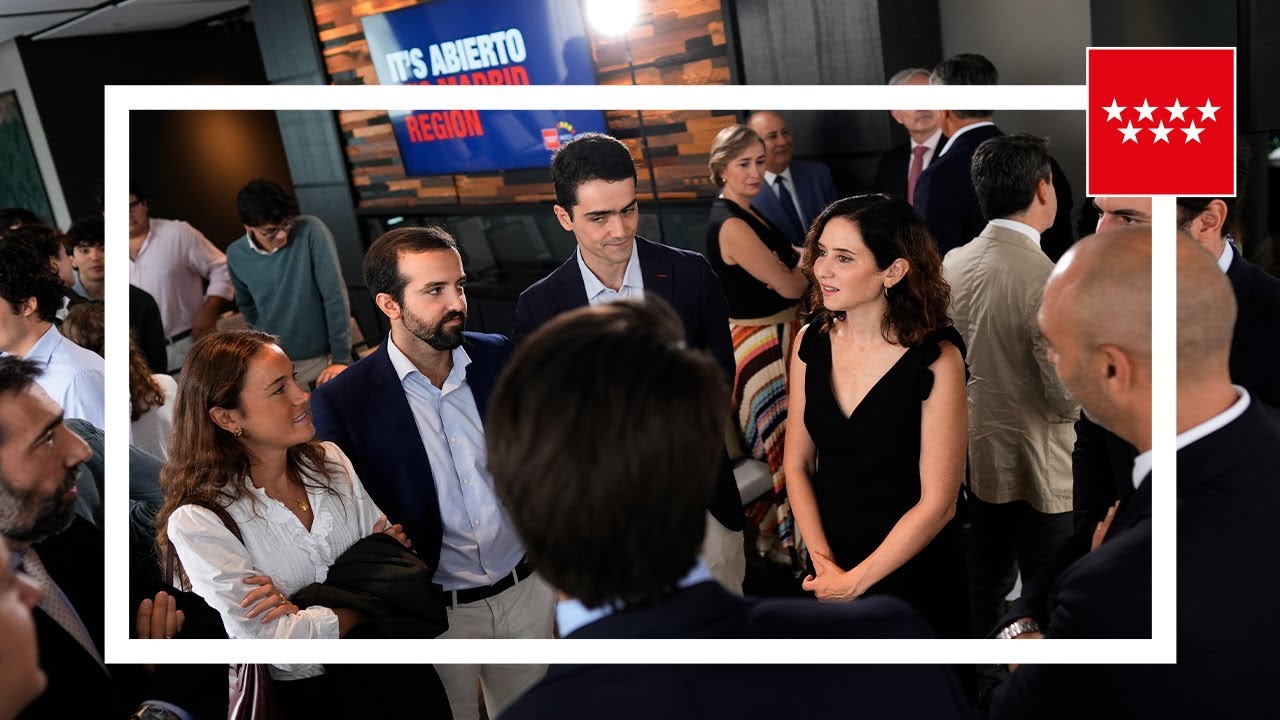 🇺🇸 Díaz Ayuso: Madrid es el hub digital del sur de Europa y la puerta de entrada al continente