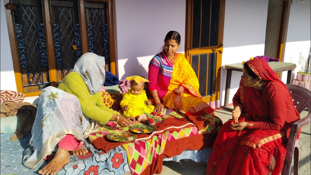 ऐसे मनाया बसंत पंचमी का त्योहार दिनचर्या के साथ गांव पहाड़ उत्तराखंड में 