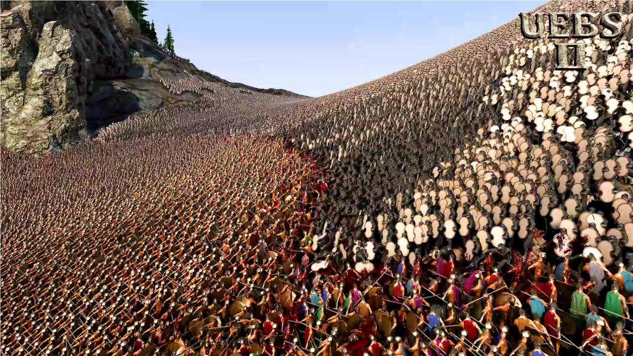 LEGENDARY BATTLE 200,300 SPARTANS vs 2,010,000 PERSIANS | Ultimate Epic Battle Simulator 2 | UEBS 2