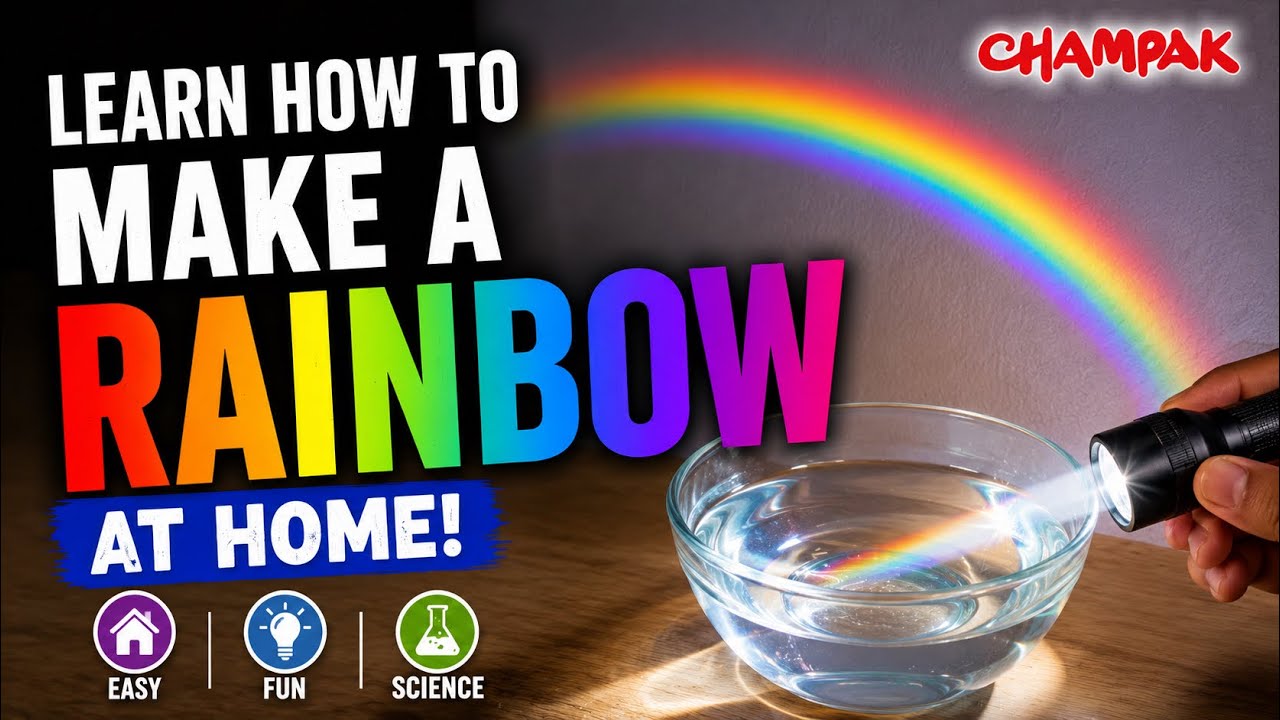 Learn How to Make a Rainbow at Home - Kids Science Experiments