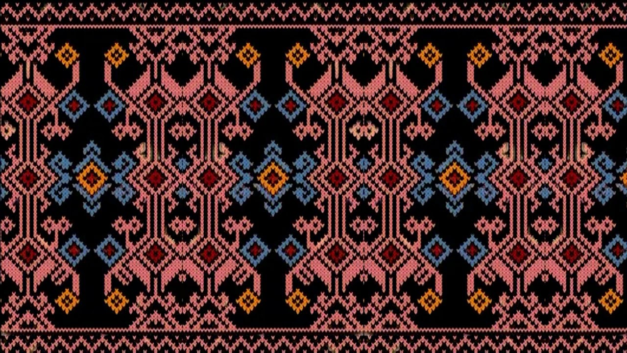 BACKGROUND GLITCH BATIK ACEH TRADITIONAL CLOTH INDONESIA