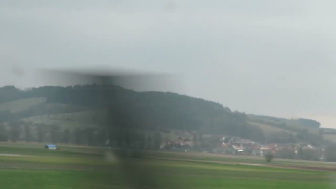 Travelling by train in central Germany - January 2024