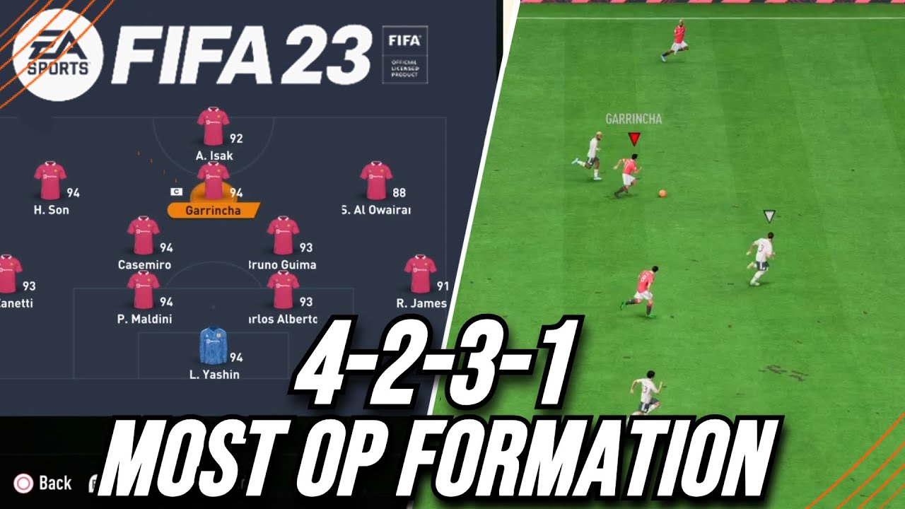 THE BEST FORMATION! Best 4231 Custom Tactics FIFA 23