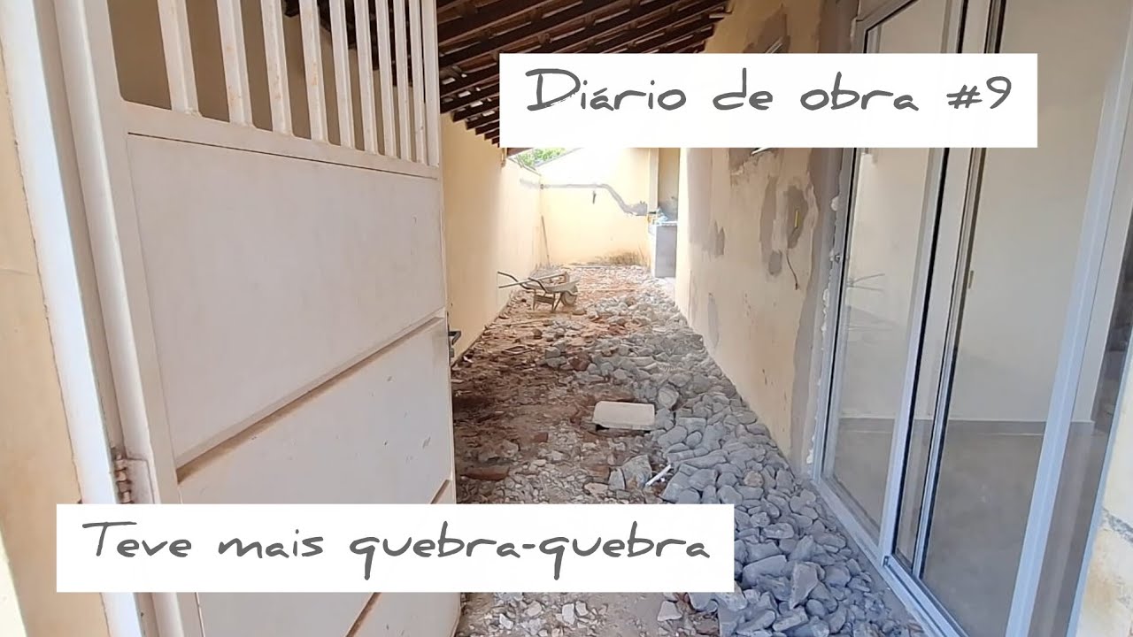 Diário 9 - Reforma da casa de 39m²