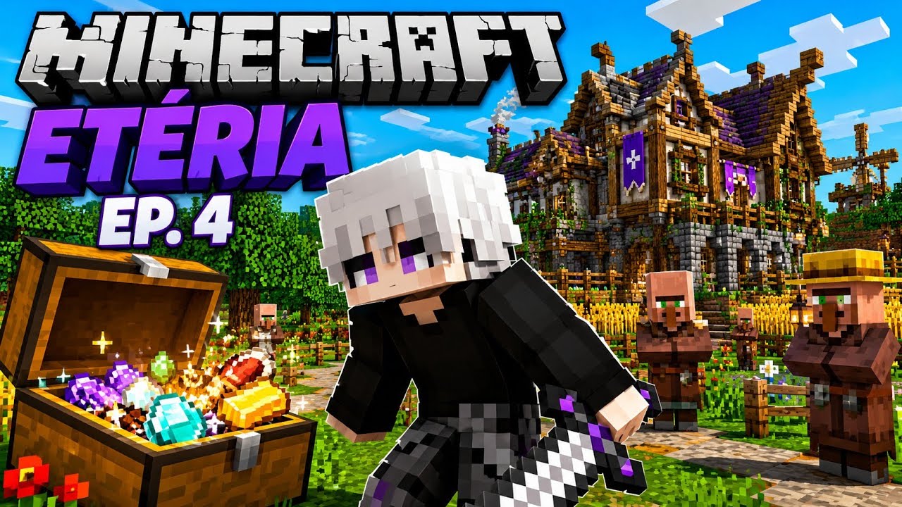 💎 TRANSFORMEI NOSSA VILA E ENCONTREI TESOUROS! | Minecraft Et&eacute;ria #4 &lsaquo;WILLZERA&rsaquo;