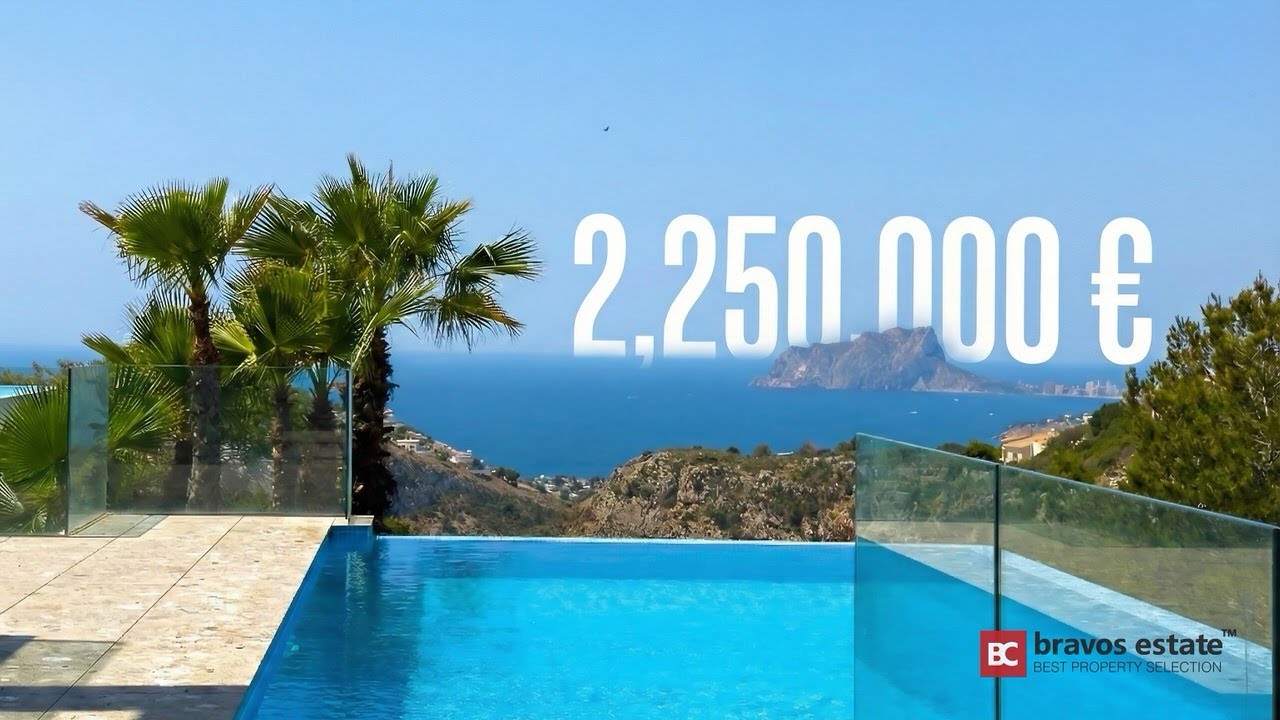 €2.4M Luxury Sea-View Villa in Cumbre del Sol, Costa Blanca, Spain