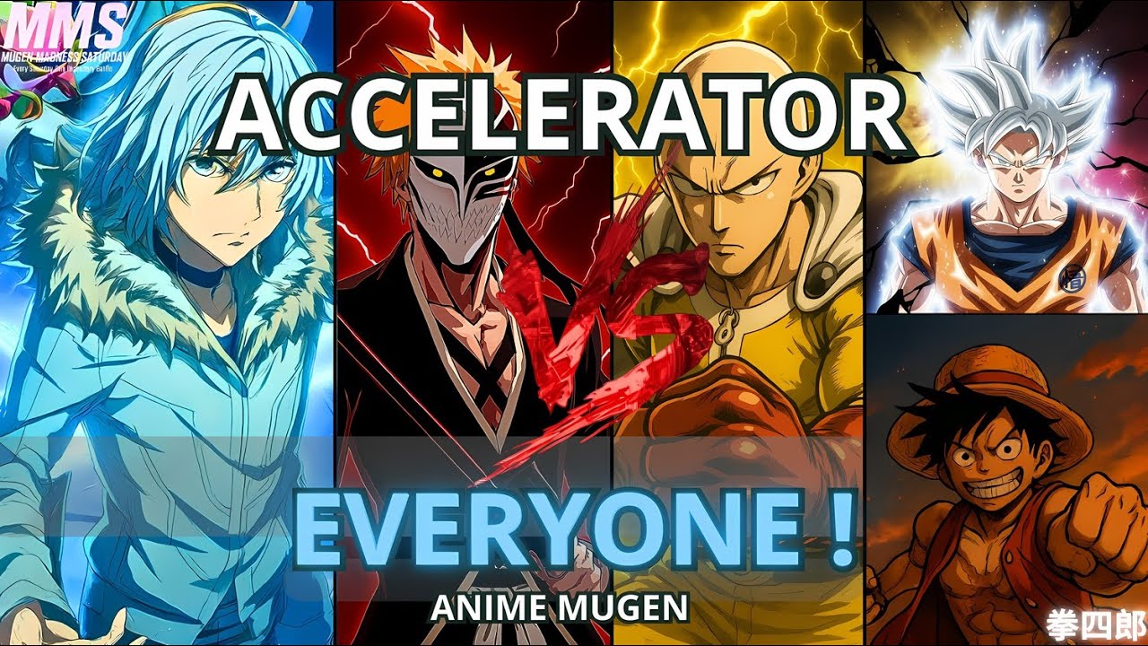 CAN ANYONE STOP ACCELERATOR?! 😳 4K MUGEN