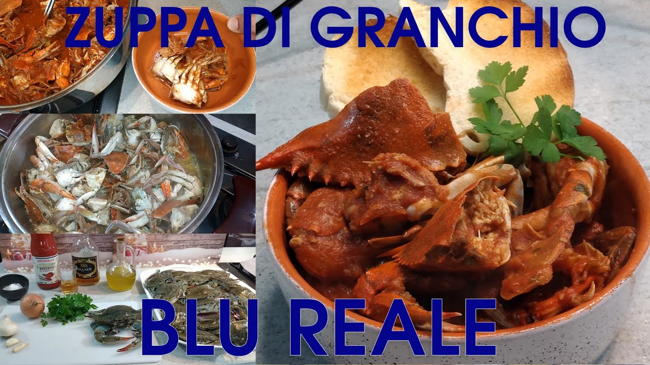 Zuppa di Granchio Blu una deliziosa ricetta gourmet esclusiva dello Chef Daniele Pinna